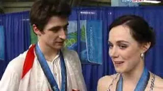 Virtue and Moir itv after FD during the Olympics