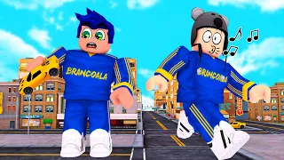 DOIS GIGANTES NA CIDADE DO ROBLOX EAT AND DESTROY - Brancoala Games