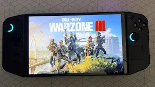 Lenovo Legion Go: MW3 Warzone 3.0 (Max FPS+)