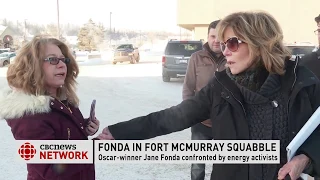 Jane Fonda's heated parking lot argument