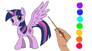 How to Draw and Paint Twilight Sparkle from My Little Pony | Easy Tutorial