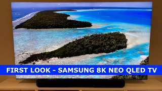 Up close with the new Samsung 85-inch 8K Neo QLED TV