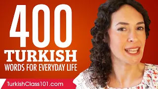 400 Turkish Words for Everyday Life - Basic Vocabulary #20