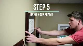 How to Hang a Frame that has a Saw Tooth Hanger