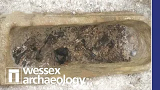 Recovering a Roman stone sarcophagus coffin