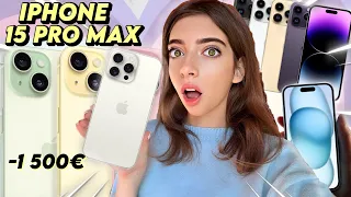 J’AI ACHETÉ L’IPHONE 15 PRO MAX 💸 *je vais pleurer* 😭