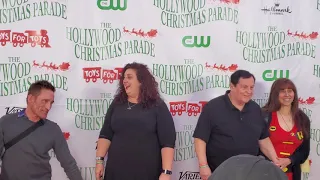 Hollywood Christmas Parade Red carpet part 1