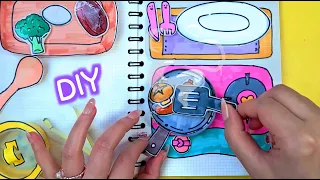 Paper diy ✨Cooking with Paper Toys #asmr #diy #종이놀이