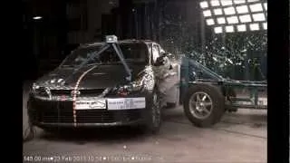 Toyota Scion TC | Side Crash Test | 2013 | High Speed Camera | NHTSA Full Length Test in HD