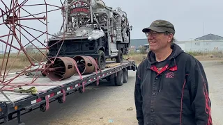 Duane Flatmo says adios to El Pulpo Mecanico, Burning Man's iconic giant, flaming metal octopus