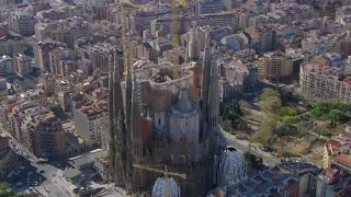 SAGRADA FAMILIA La animación muestra la finalización de Antoni Gaudí