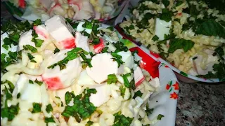 Салат из вермишели быстрого приготовления