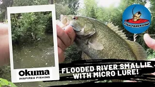 Susquehanna River High Water Fishing - Massive Smallmouth Bass Jump! 7/13/21