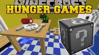 Minecraft: KITCHEN HUNGER GAMES - Lucky Block Mod - Modded Mini-Game