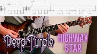 Deep Purple - Highway Star (Full Song Tutorial + TABS)