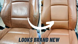How to Repair DAMAGED BMW Leather Seats!!!