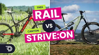 Trek Rail Gen 3 vs. Canyon Strive:ON | What's the best e-bike for you?