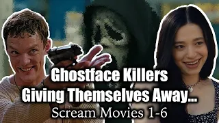 20 Times The Killer In Scream Gave Themself Away! (Scream Movies 1-6)  #scream #scream6