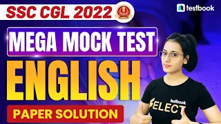 SSC CGL English Mock Test 2022 | Live Test Analysis | Important Questions for CGL | Ananya Ma'am