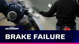 How to Survive Motorcycle Brake Failure #ManibelaAcademy