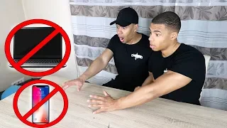 TECHNIK VERBOTEN CHALLENGE !!! | Kelvin und Marvin