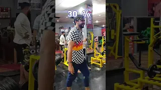 One hand take gym road with challenge