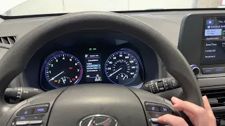 How to reset a 2022 Hyundai Kona oil light