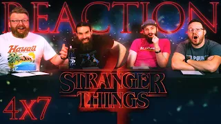 Stranger Things 4x7 REACTION!! "Chapter Seven: The Massacre at Hawkins Lab"