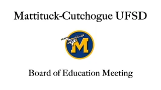 MUFSD Board of Education Meeting, February 16th, 2023