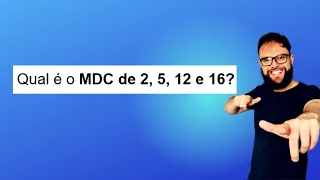 Você sabe calcular MDC? responde aí! #Matemática #estudante #concursos #enem