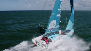 The Ocean Race Europe 2021: Leg 1 Start, 29-May, Drone, LinkedOut (IMOCA)