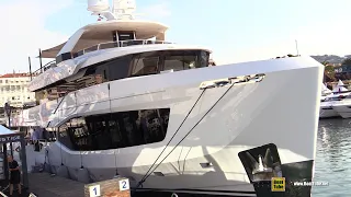 2022 Numarine 37 XP Luxury Yacht - Walkaround Tour - Debut 2021 Cannes Yachting Festival