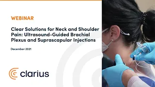 Clear Solutions for Neck and Shoulder Pain: Brachial Plexus and Suprascapular Injections