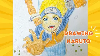 Drawing NARUTO with Colored Pencil