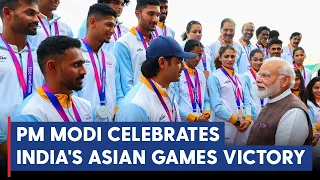 PM Narendra Modi Hails India's Historic 107-Medal Triumph at Asian Games