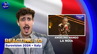 REACTING TO ANGELINA MANGO 🥭 “LA NOIA" (🇮🇹 Italy Eurovision 2024)IF T