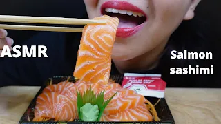 ASMR SALMON SASHIMI | EATING SOUND NO TALKING MUKBANG | EATING SHOW | BINGS-ASMR