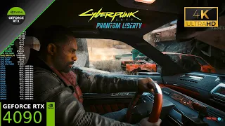 Cyberpunk 2077 Phantom Liberty | 4K DLSS 3.5 - Path Tracing ON | RTX 4090 | Ryzen 7 5800X3D