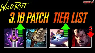 3.1B PATCH TIER LIST 3.1B 패치 티어리스트