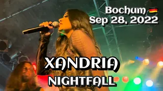 Xandria - Nightfall @Matrix, Bochum, Germany🇩🇪 September 28, 2022 LIVE HDR 4K