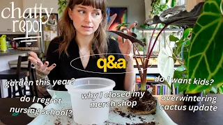 🪴 repotting & answering your questions 🪴