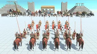 7X ANCIENT HUMANS VS EVERY FACTION - Animal Revolt Battle Simulator