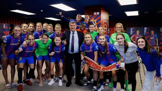 LOCKER ROOM CELEBRATIONS! BARÇA 5-2 REAL MADRID!! 💙❤️ UEFA WOMEN'S CHAMPIONS LEAGUE