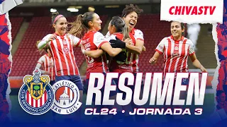 RESUMEN: Chivas Femenil golea al San Luis | J3 Clausura 2024