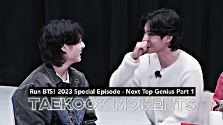 taekook | Run BTS! 2023 Special Episode - Next Top Genius Part 1