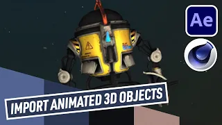 4 ways to import ANIMATED 3D OBJECTS to After Effects