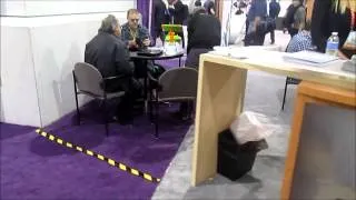 Nice 20 x 40 booth also sets up as a 20 x 20 from CES Show 2013 from Lucky Exhibits booth # 104