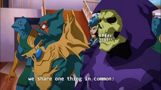 Man-at-Arms, He-Man, Teela vs Skeletor, Merman, and Evil-lyn ( He-Man Revalations by Netflix )