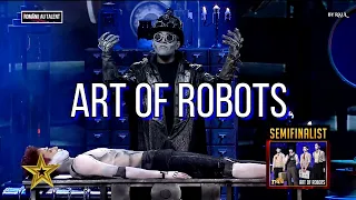 Românii au talent 2021: Art of Robots | PRESTAŢIE - Semifinala 2 | Un număr de dans ireal!