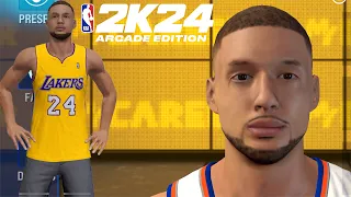 NBA 2K24 Arcade Edition My Career Ep 1 Badges, Animations & Build